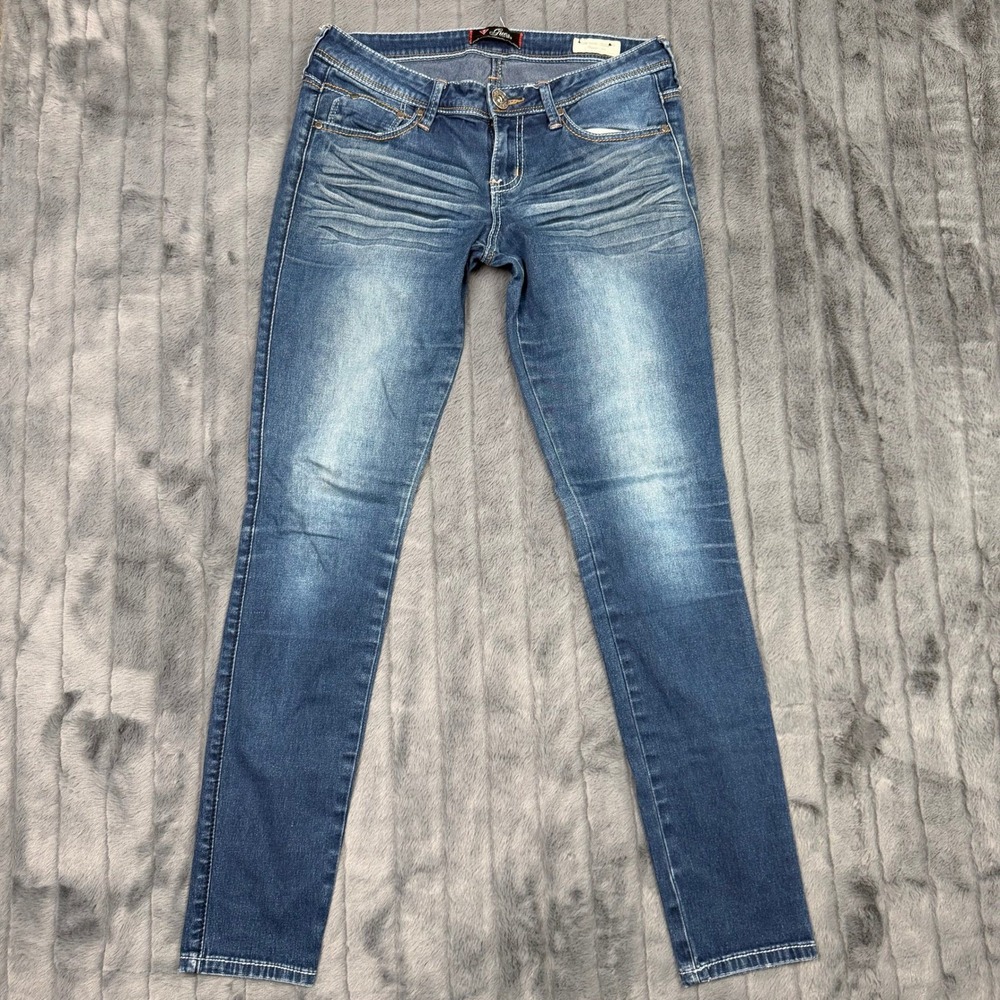 Guess Maxine Fit Low Rise Jeggings Medium Wash Skinny Jeans Blue Size 28